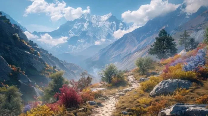 Langtang Valley Trek in April