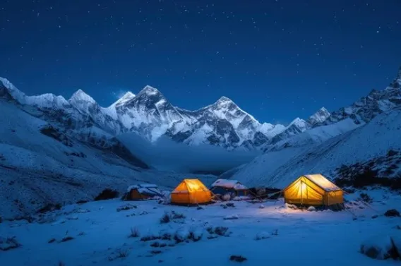 Island Peak Climbing in December
