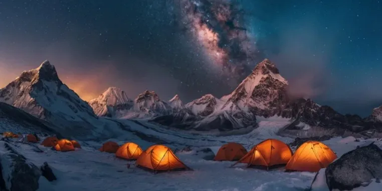 Island Peak Climbing In January